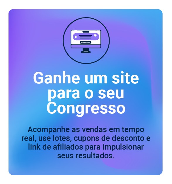 Crie o seu Workshop - Plataforma perfeita para eventos